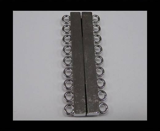 Zamak magnetic claps MGL-230-52mm Steel Silver