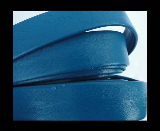 Nappa Leather Flat-Bermuda Blue-20mm