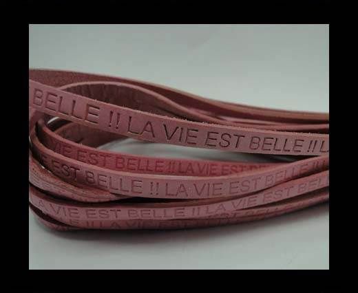 Real Flat Leather-LA VIE EST BELLE-Pink