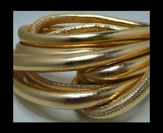 Real Nappa Leather Cords-Gold-10mm