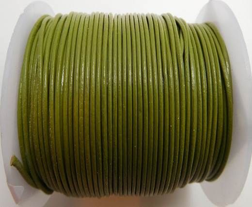 Round Leather Cord -1mm- SE PISTACHIO