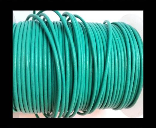Round Leather Cord-1,5mm-plain-MINT