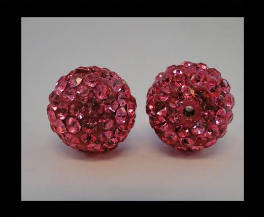 Shamballa-Bead-14mm-Fuchsia