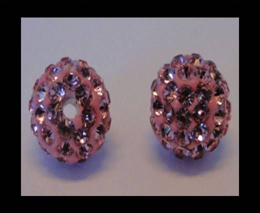 Shamballa-Bead-8mm-Light Rose