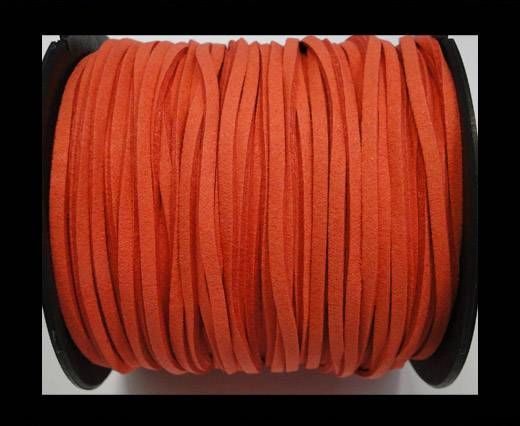 Faux Suede cord - 3mm - Watermelon Red