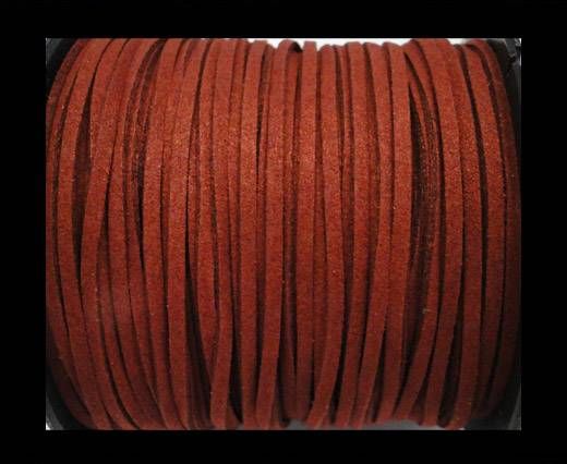 Faux Suede cord - 3mm - Wine Red