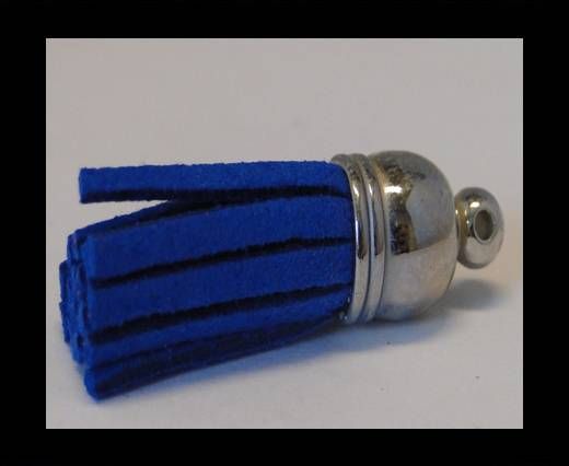 Tussels-Suede-Silver Caps-Blue-30mm