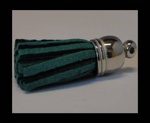 Tussels-Suede-Silver Caps-Green-30mm