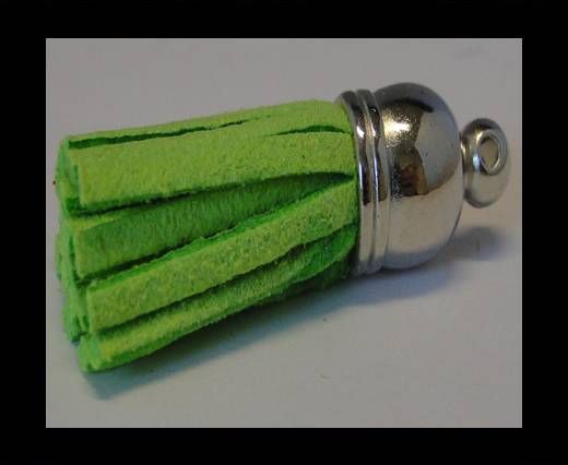 Tussels-Suede-Silver Caps-Neon Green-30mm