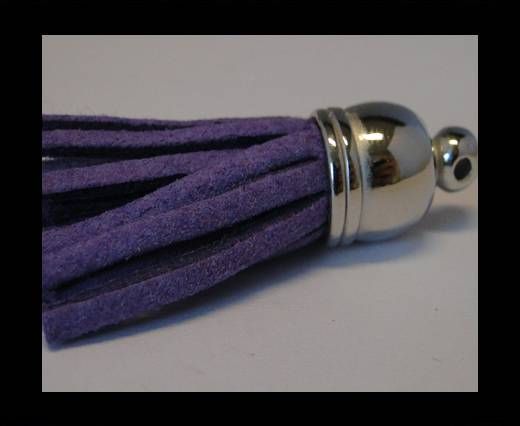 Tussels-Suede-Silver Caps-Purple-30mm