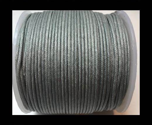 Wax Cotton Cords - 1mm - dark grey