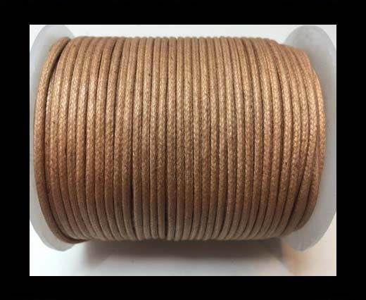 Wax Cotton Cords - 1mm - Dark Natural