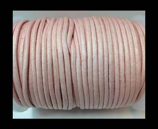 Wax Cotton Cords - 1mm - Baby pink