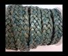 10mm Flat Braided- SE PB 62 - 5 ply braided Leather Cords