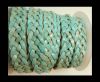 10mm Flat Braided- SE R 728 - 5 ply braided Leather Cords