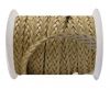 Flat Braided Cords-Style-2-12mm- Beige