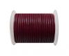 Round Leather Cord - 3mm - FUSCHIA