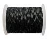 6mm-Flat Braided-Black