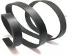 Thick Flat Leather Strap-20mm-Black