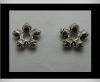 Zamak Silver Plated Bead CA-3294