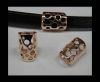Zamak part for leather CA-4701-Rose gold