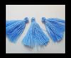 Cotton Tussels 3 cms - Light Blue