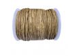 Round Leather Cord -1mm-  Vintage Camel (V_025)