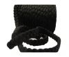 Fabric braided cord-8mm-Black