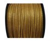 Faux Suede cord - 3mm - Glitter Gold