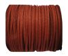 Faux Suede cord - 3mm - Wine Red