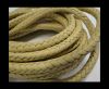 Fine Braided Nappa Leather Cords-8mm-LATTE