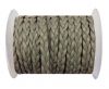 Choti-Flat 3-ply Braided Leather --SE-Grey-5MM