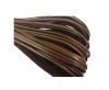 Flat leather Italian  - 4 mm - chocolate