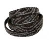 Flat Nappa Glitter  Style Cord  - 10mm - SE-FNG-05