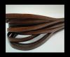 Flat Italian Nappa Leather Snake Style 5MM - Tan