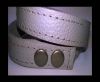 Full Real Leather bracelets - Cream- 43cms