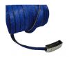 Hair-On Flat Leather-Dark Blue-5MM