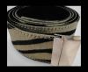 Hair-On Leather Belts-Zebra -40mm