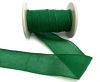 Hand dyed silk ribbons - Dark Green