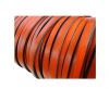 Flat Leather Italian 5mm - Orange