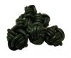 Leather Beads -8mm-Dark Green