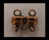 brass Magnetic clasp MG16-Antique Copper