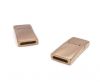 Stainless Steel Magnetic Clasp,Rose Gold,MGST-109-10*3.5mm