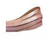 Italian Flat Leather 10mm by 2mm-BN2437 Rosa