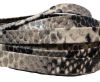 Nappa Leather Flat- python taupe 10mm