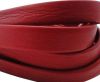 Nappa Leather Flat-Red-10mm