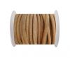 Round Leather Cord - Natural-5mm