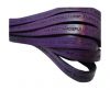 Real Flat Leather-LEV  SKRATTA  ÄLSKA-10mm- purple