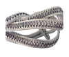 Real Nappa Flat Leather with swarovski crystals-6mm-Silver