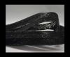 Real Nappa Flat Leather cords -Lizard-Black-10mm
